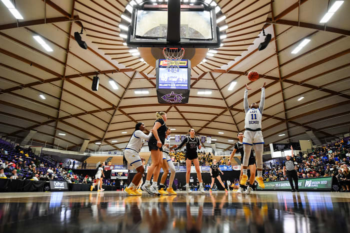 Jefferson Willamette 6A Oregon girls basketball quarterfinal 2024 Naji Saker-63